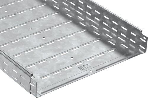 Лоток перфорированный IEK ESCA 600х80х3000 сталь 1,2мм фото Лоток перфорированный IEK ESCA 600х80х3000 сталь 1,2мм картинка